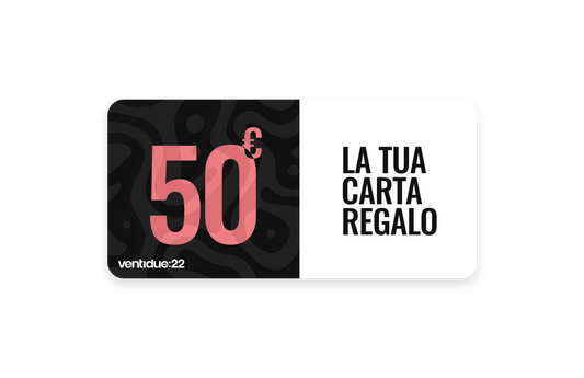 Carta Regalo - Regala la libertà di scegliere | Ventidue22