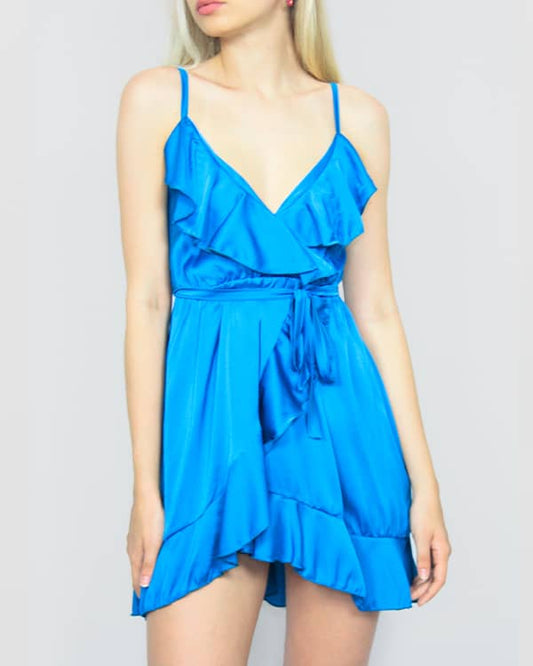 Abito a portafoglio turchese