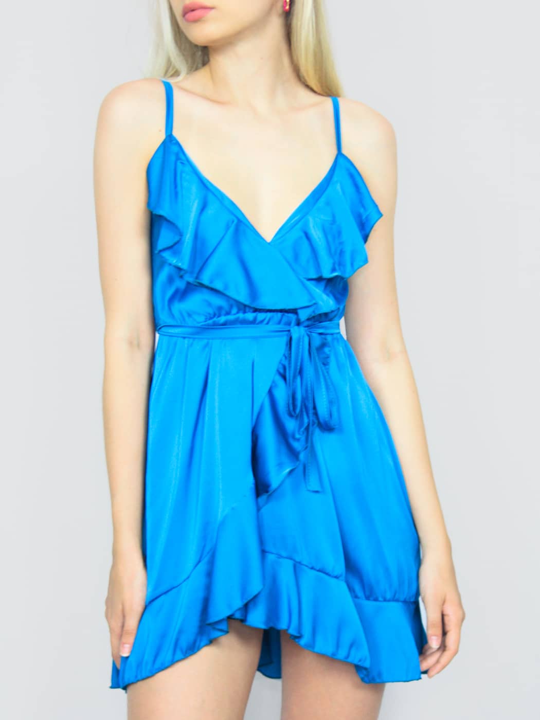 Abito a portafoglio turchese