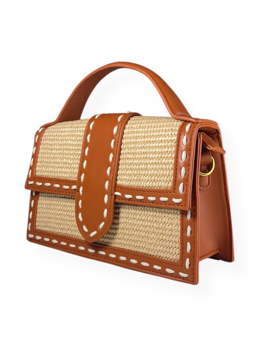 Borsa a mano in paglia