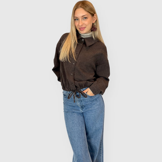 Camicia con coulisse in vita