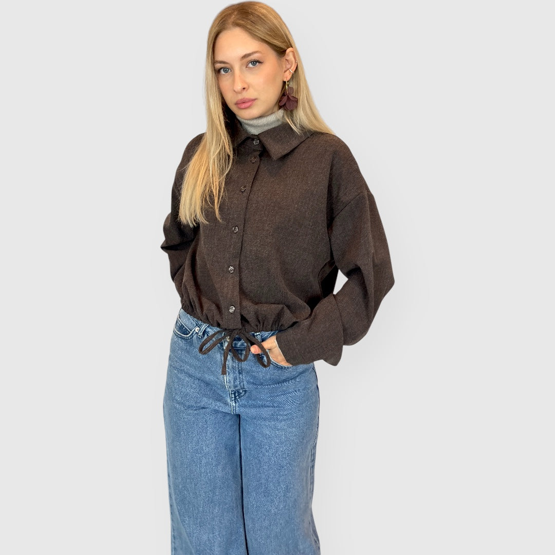 Camicia con coulisse in vita