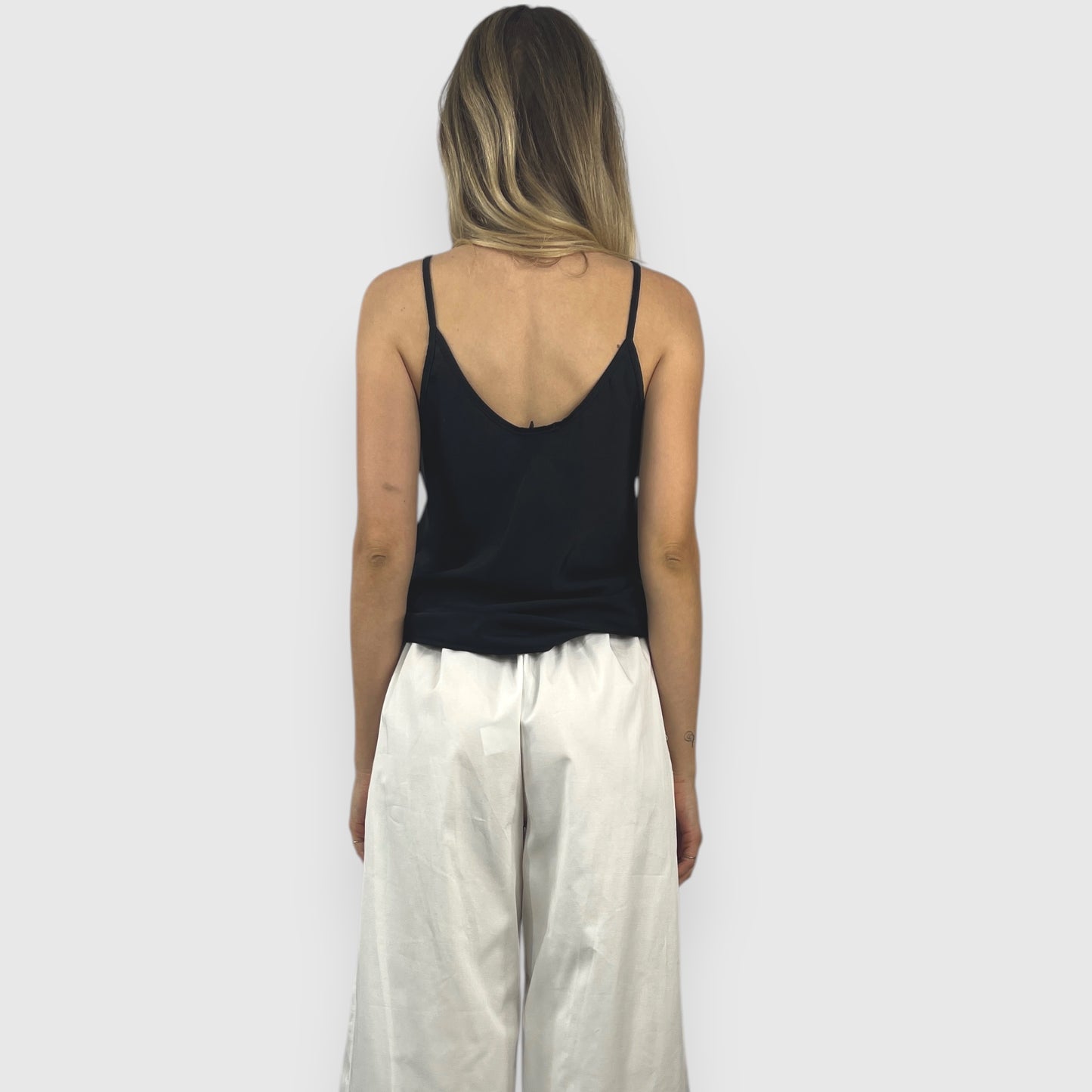 Canotta nera donna con rouge