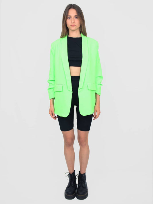 Giacca foderata con manica arricciata