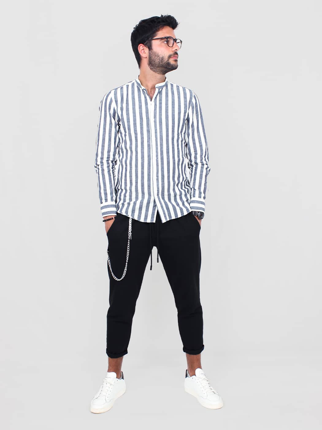 Pantalone morbido uomo con coulisse