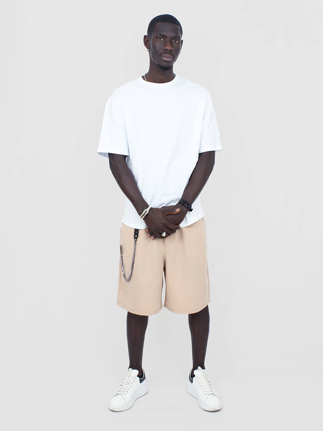 T-Shirt basic uomo nera in cotone