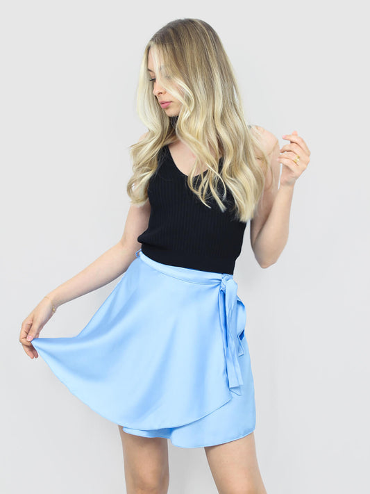 Top donna smanicato nero in maglina