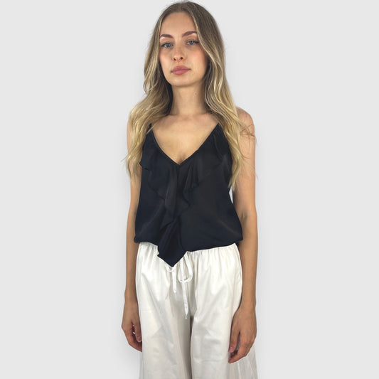 Canotta nera donna con rouge