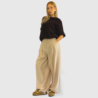 Maglione con manica a trequarti