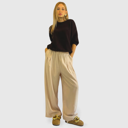 Maglione con manica a trequarti