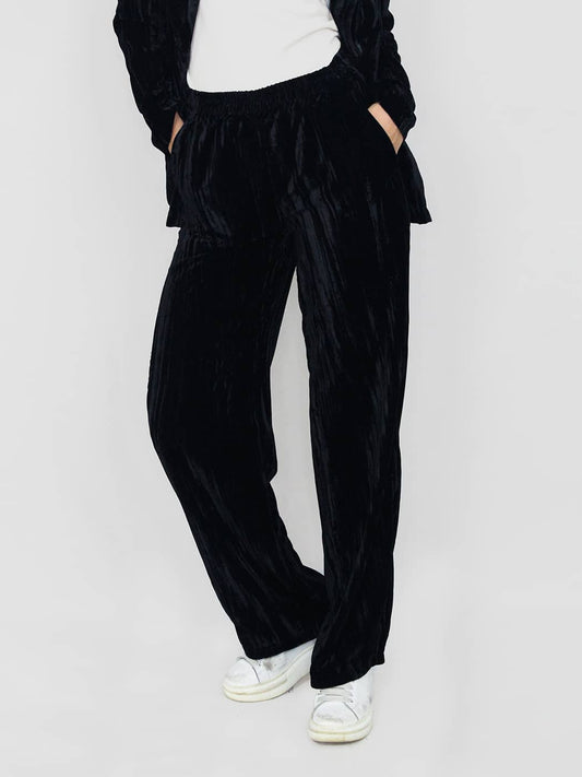 Pantaloni Palazzo Donna in Velluto Morbido